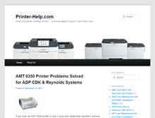 Tablet Screenshot of printer-help.com